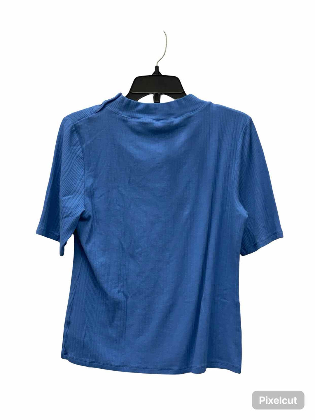 Talbots Size L Blue Short Sleeve Shirts