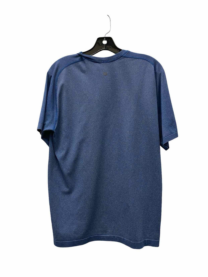 Lululemon Size L/XL Blue Athletic Short Sleeve