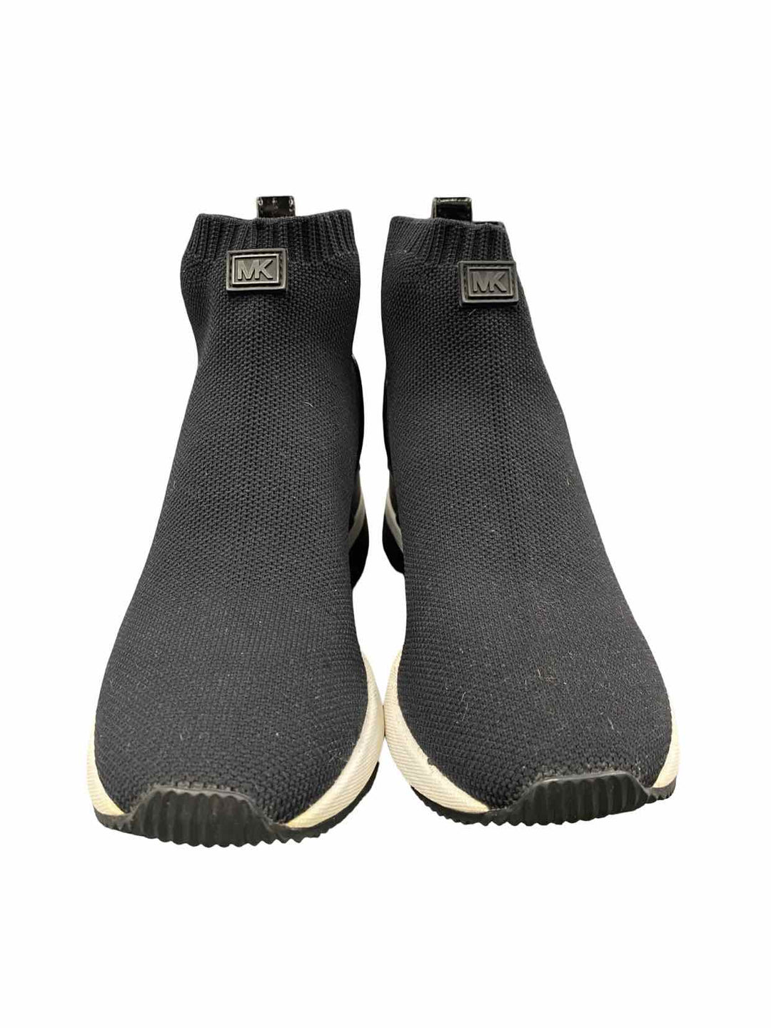 Michael Kors Shoe Size 6.5 Black Skyler Stretch Knit Boots(Ankle)