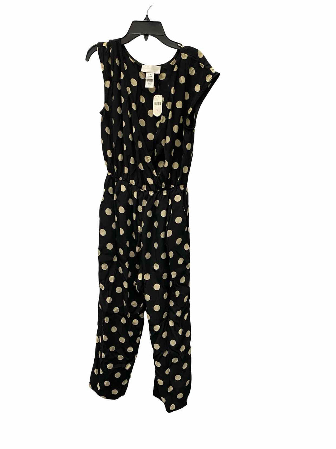 corey lynn caiter Size S Black Cream Poka dot Dress