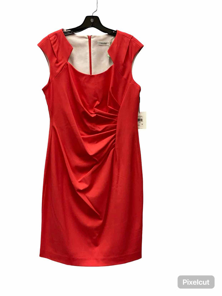 Calvin Klein Size 12 Pink Dress