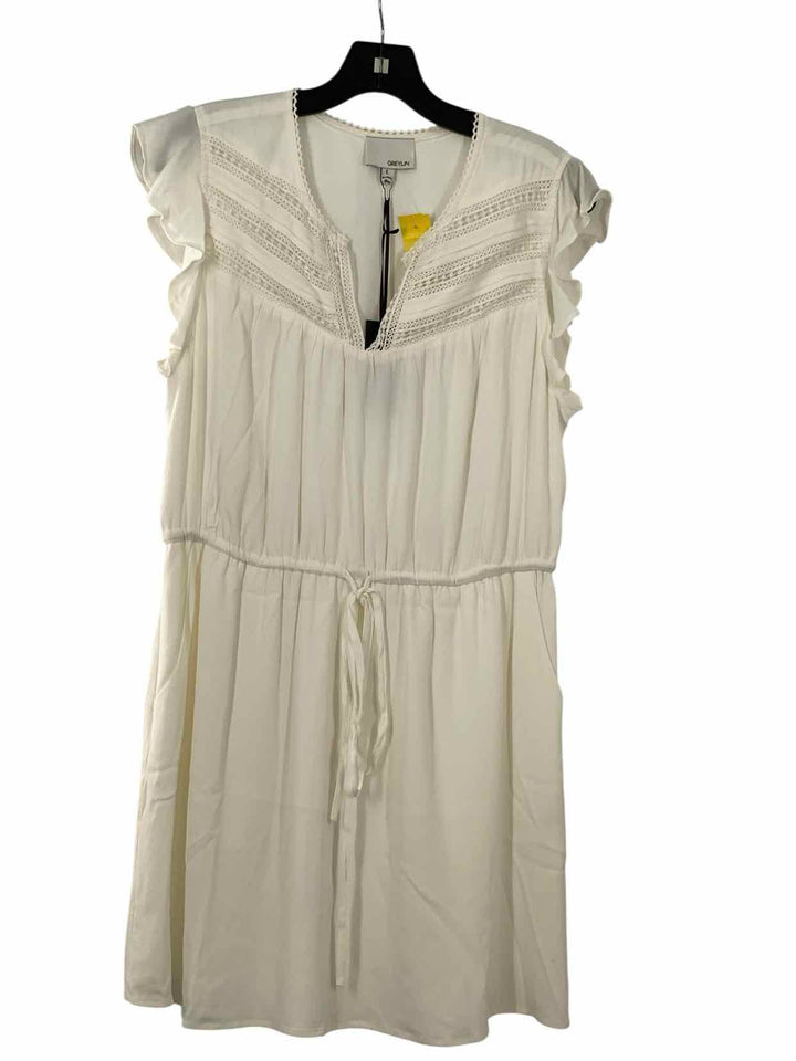 Greylin Size L White Dress