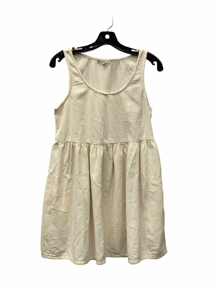 American Eagle Size S White Corduroy Dress