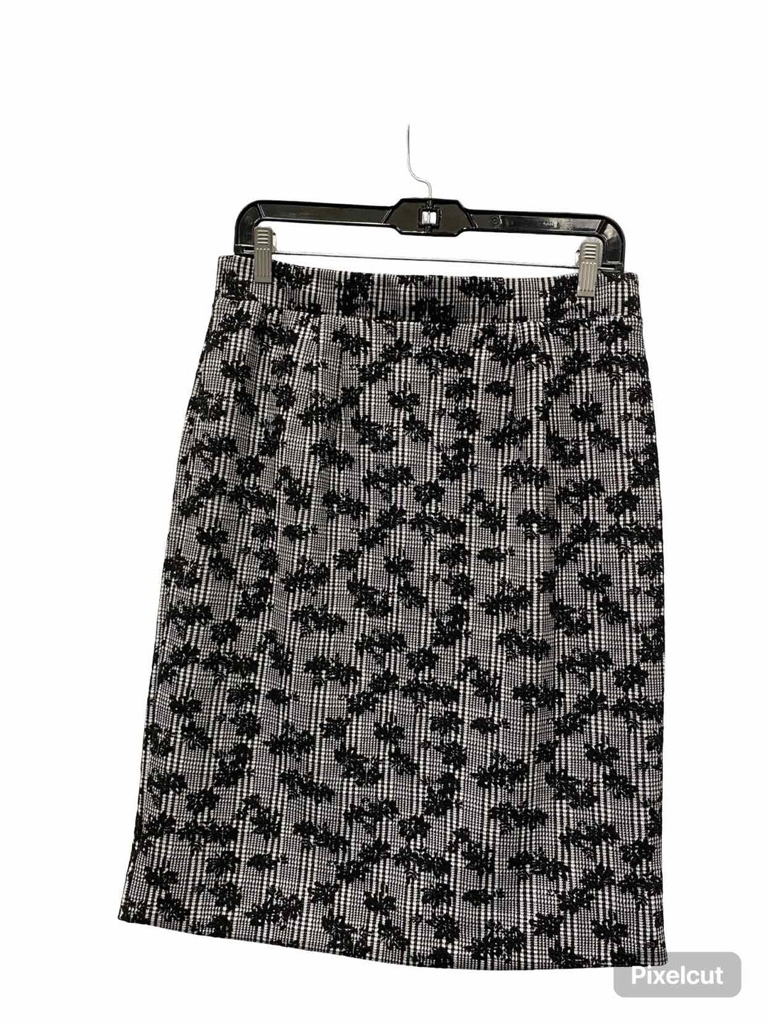 41 Hawthorn Size M Black White Print Skirt