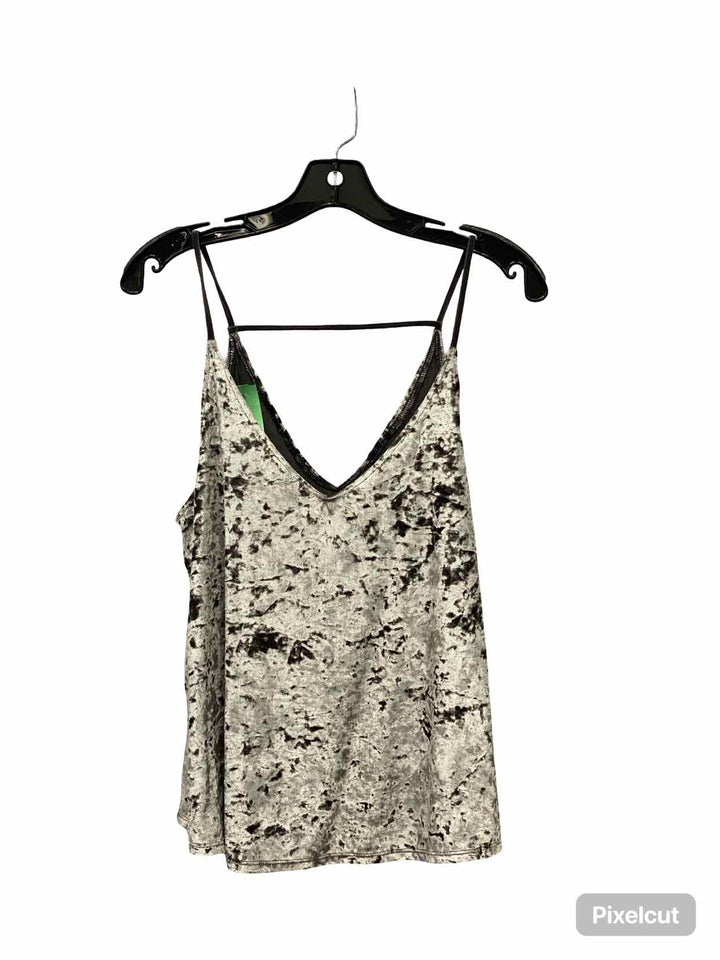American Eagle Size L Silver Tank Top