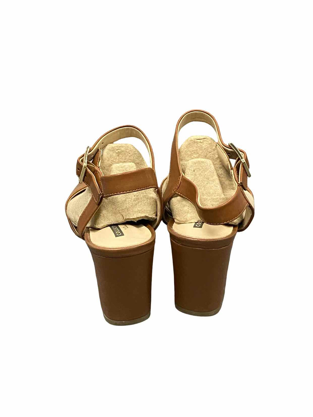 Clarks Shoe Size 6.5 Brown Leather Deva Quest Sandal Heels