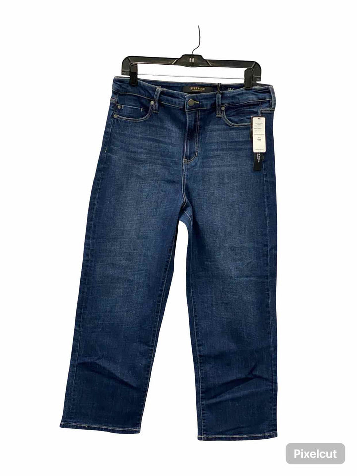 Liverpool Size 12 Dark Blue Highrise Jeans