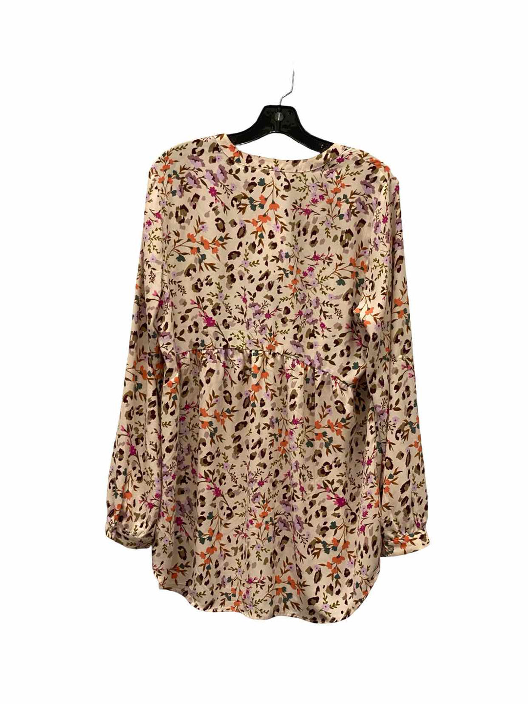 DR2 Size L Pink Floral Long Sleeve Shirts
