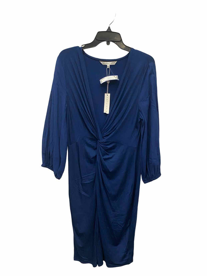 Trina Turk Size L Blue 100% cotton Dress