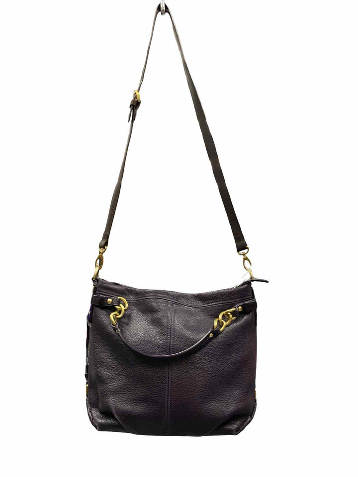 COACH Dark Egg plant Brooke Hobo (Style 14142) Purse
