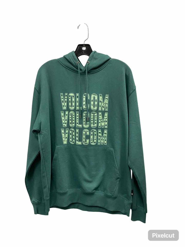 Volcom Size M Green Sweatshirt