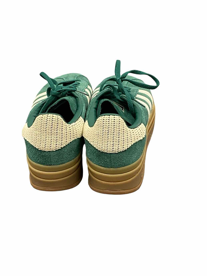 Adidas Shoe Size 11 Green Leather Gazelle Bold Sneakers