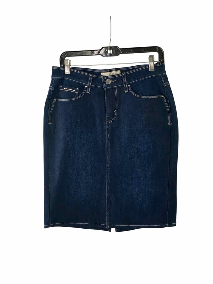 Levi's Size 8 Dark Blue Denim Skirt