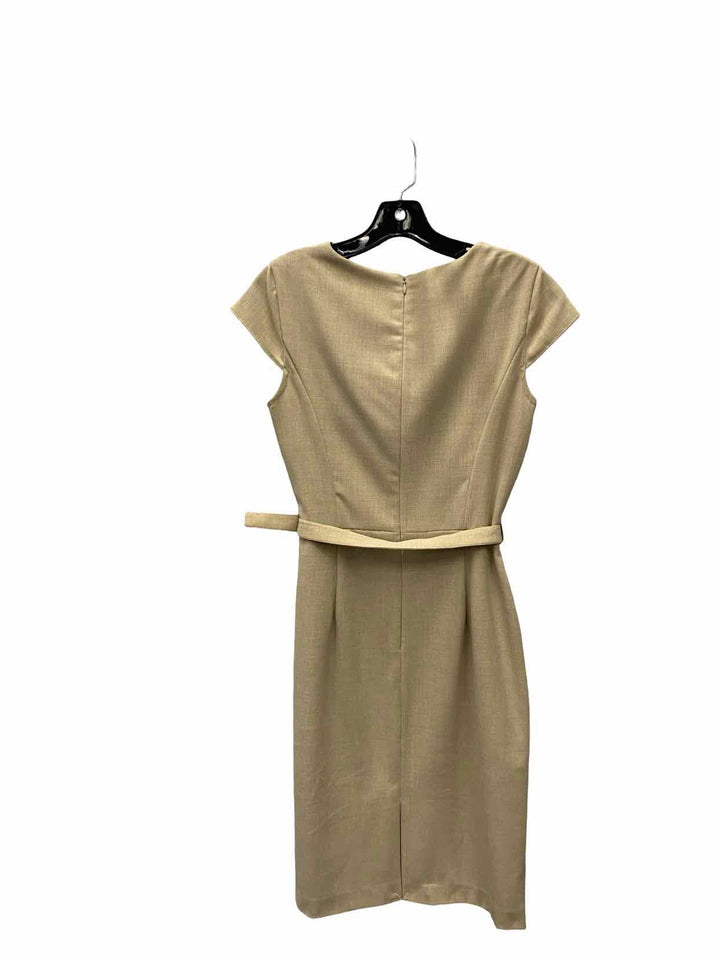 Calvin Klein Size 2 Beige Dress