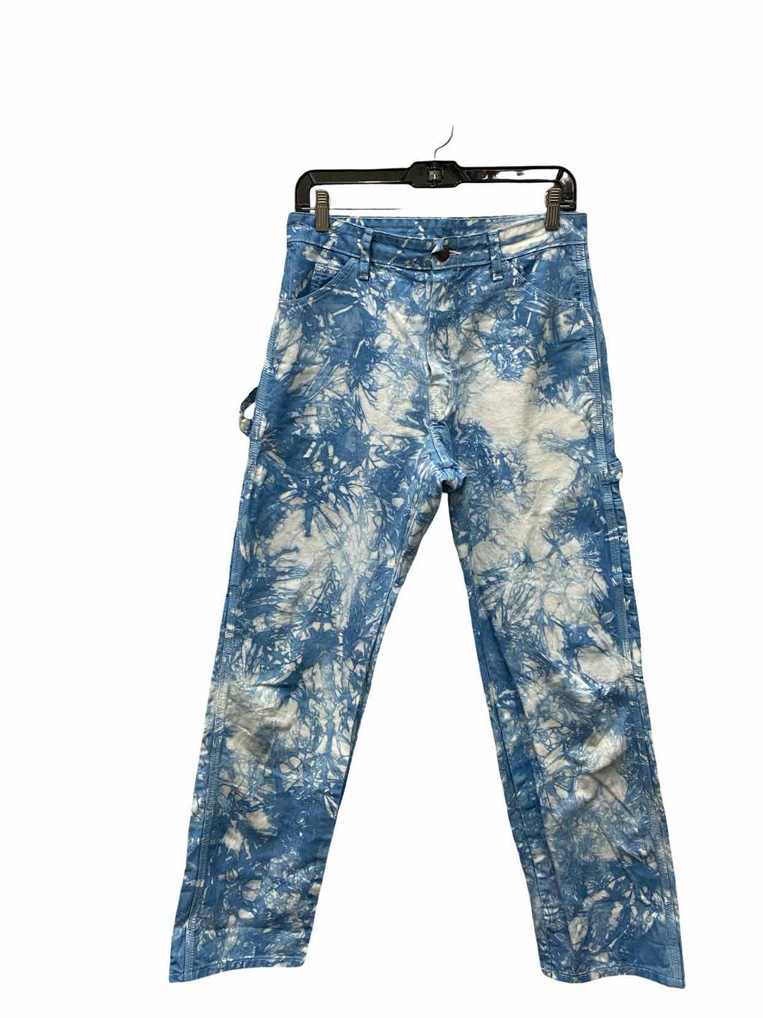 Layli Dyes Hard Size 30 Blue White Acid Wash Dickies Jeans