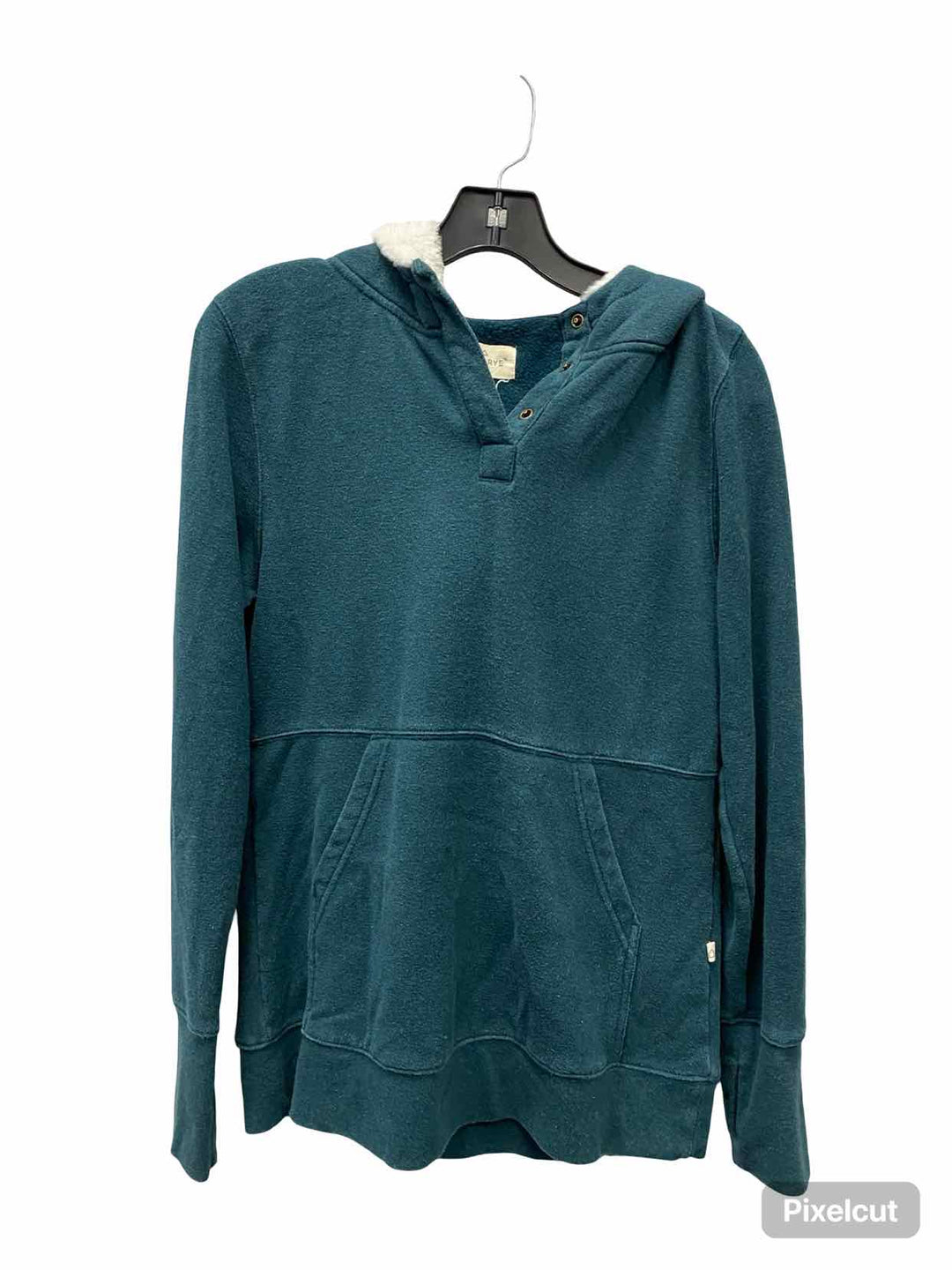Wild Rye Size 6 Teal 55% Hemp Sweatshirt