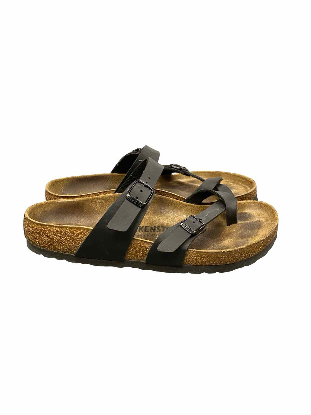 Birkenstock Shoe Size 38 Black Leather Mayari Sandals