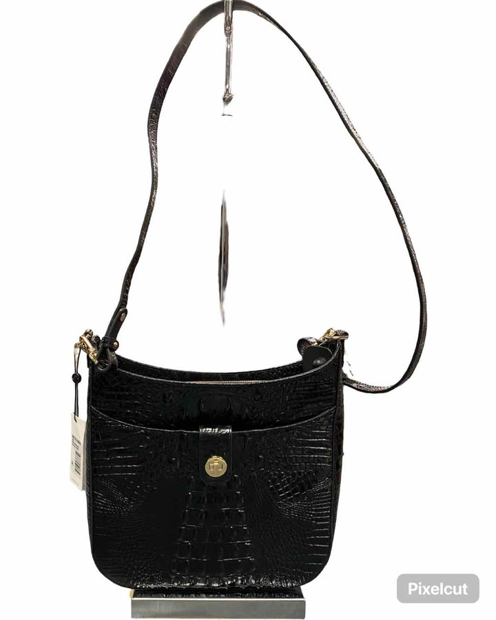 Brahmin Black Leia Crossbody Purse