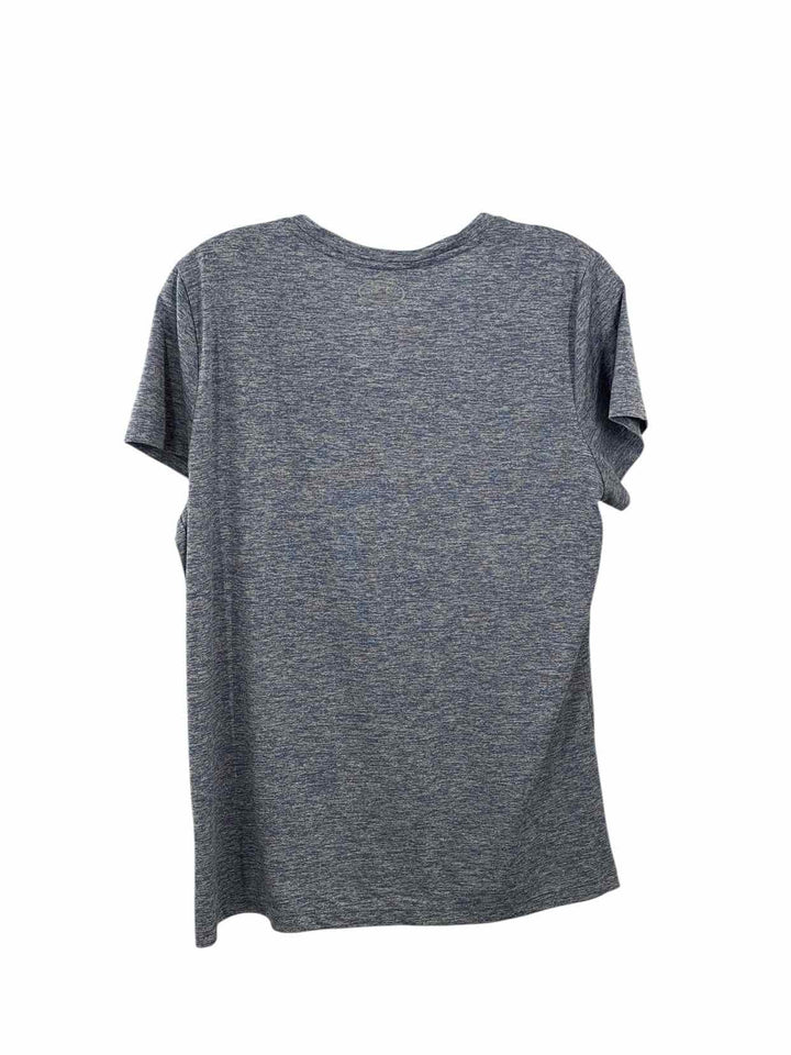 Under Armour Size L Light Blue Athletic Short Sleeve