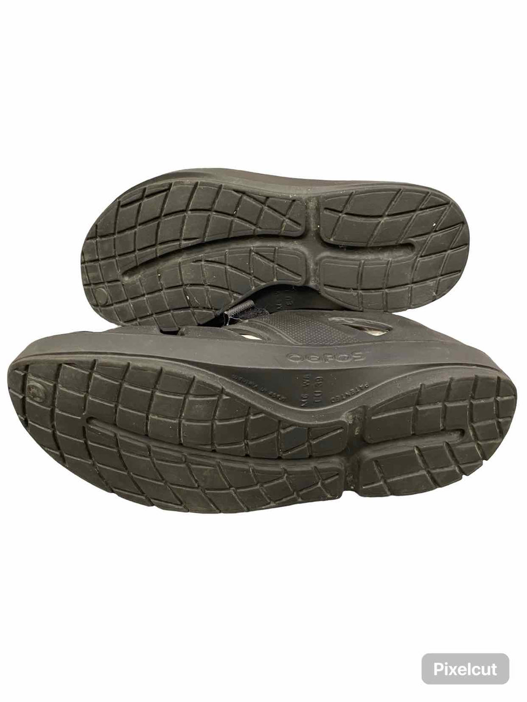 Oofos Shoe Size 39 Black OOcandoo Recovery Sandals