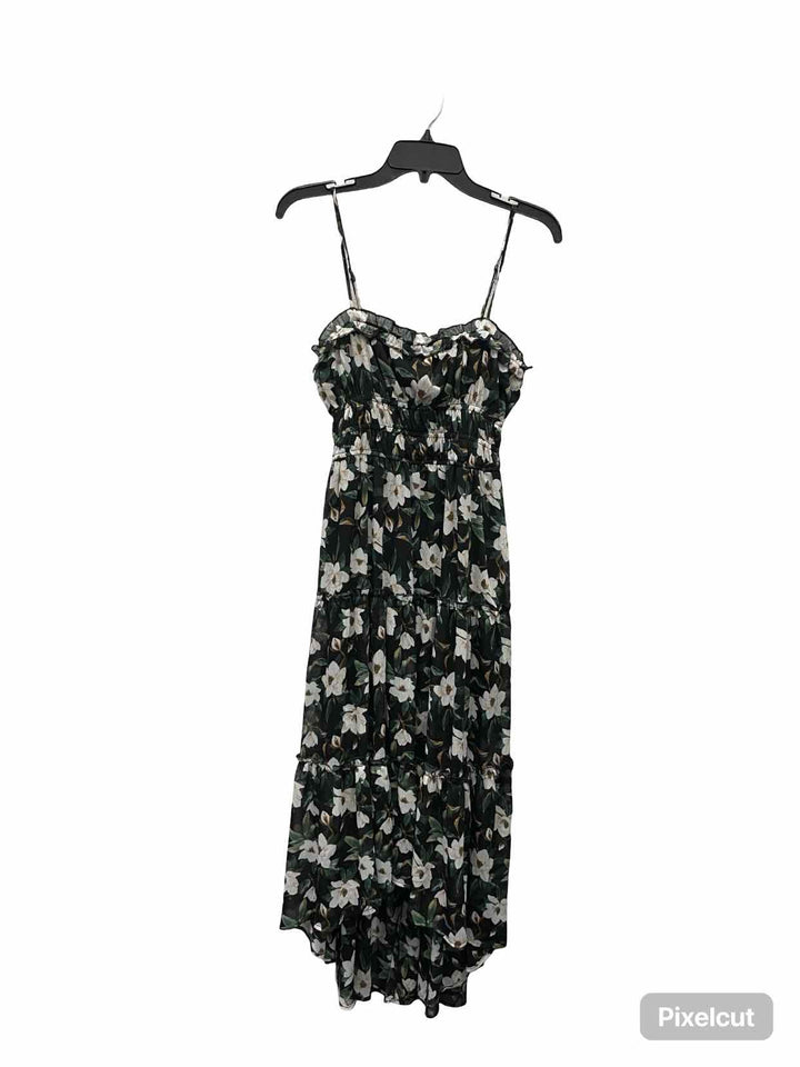 Francescas Size S Black White Floral NWT Dress