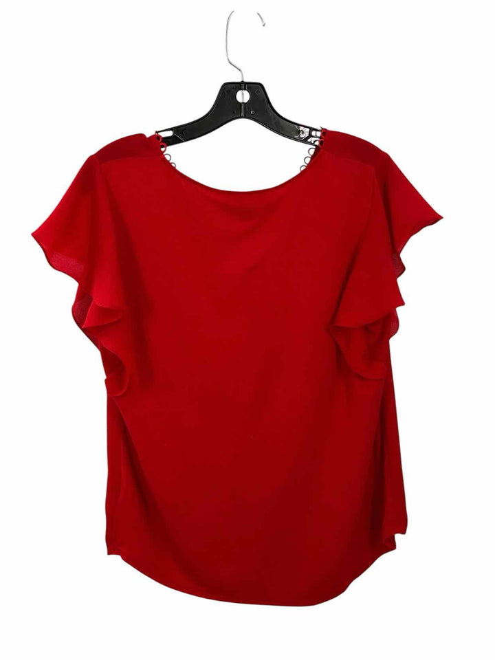 Fortune + Ivy Size S Red Short Sleeve Shirts