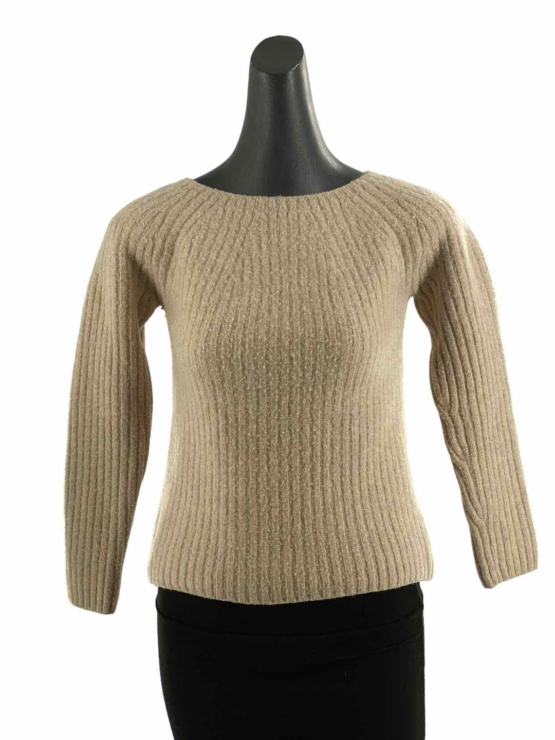 Adrienne Vittadini Size M light beige 100% cashmere Sweater