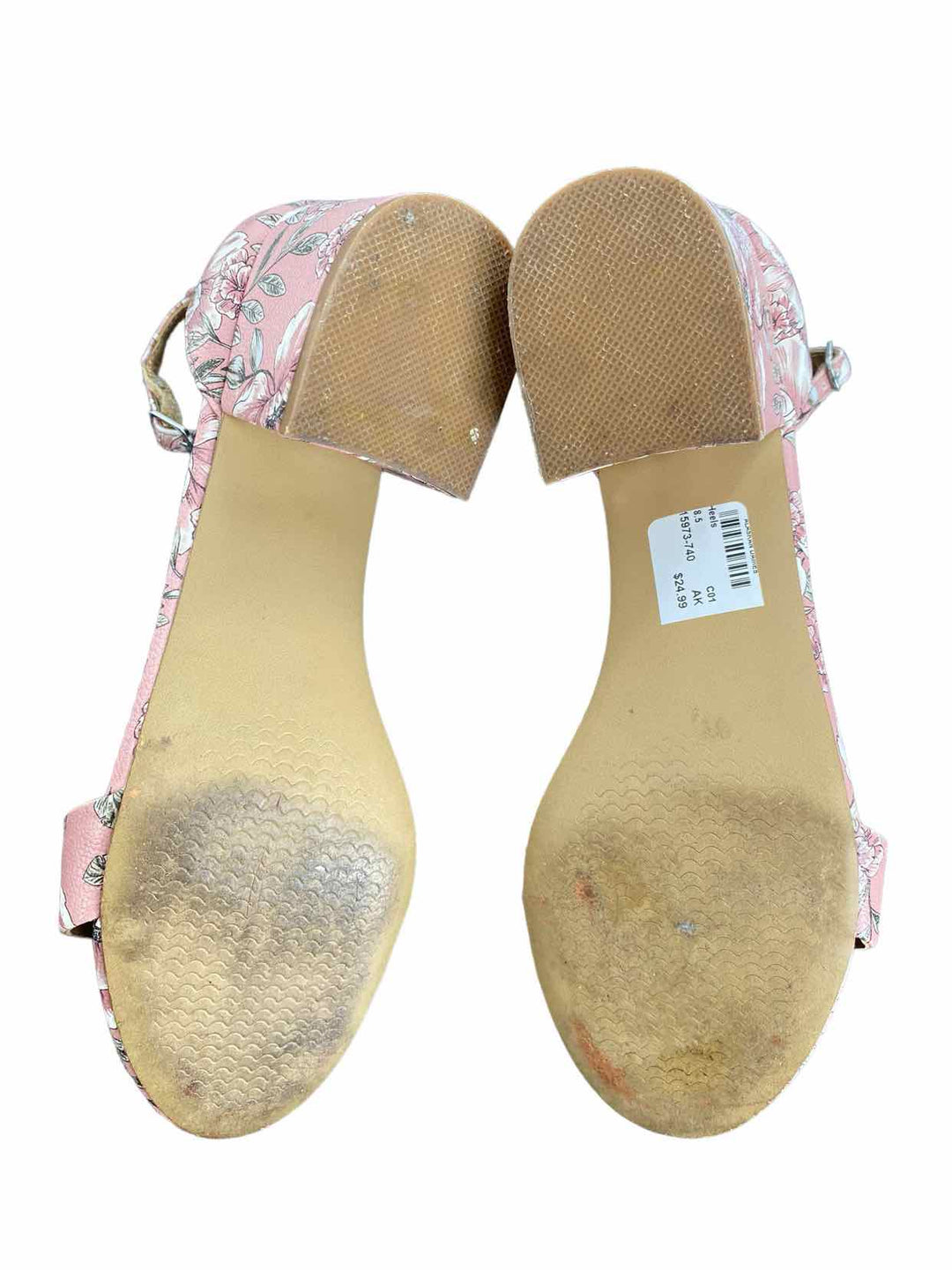 Steve Madden Shoe Size 8.5 Pink Open Toe Heels