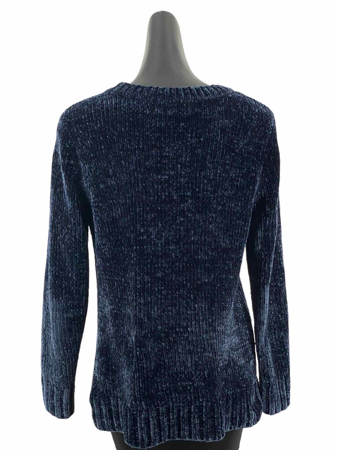 Orvis Size S Blue Chenille Sweater