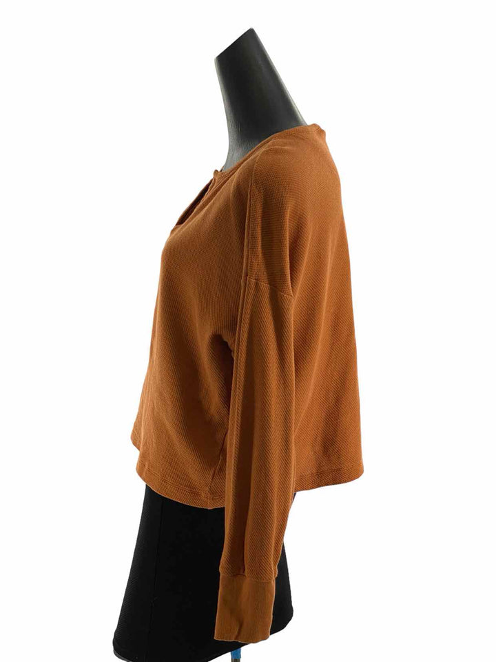 Cabi Size M Burnt Orange Long Sleeve Shirts