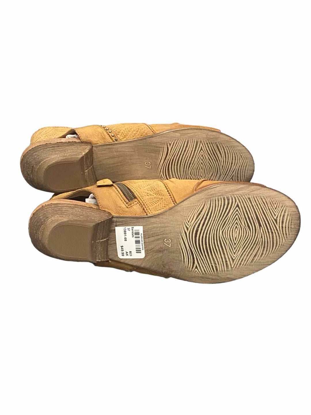 Miz Mooz Shoe Size 37 Brown Leather NWOT Sandals