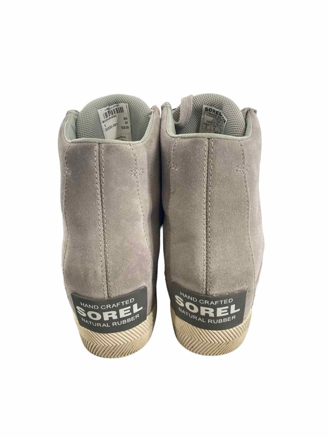 Sorel Shoe Size 8 Gray Suede Boots(Ankle)