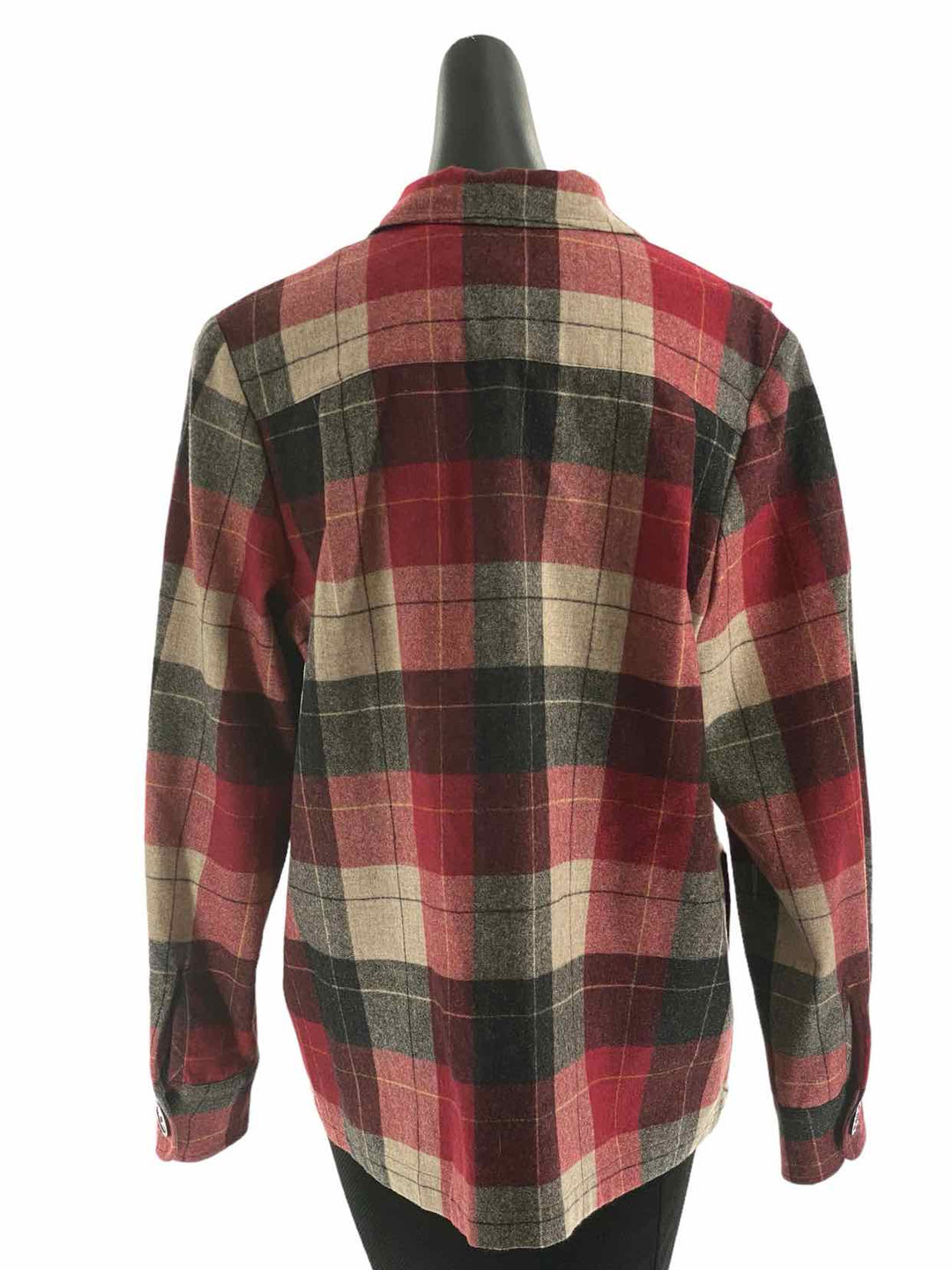 Pendleton Size M Red Plaid Long Sleeve Shirts