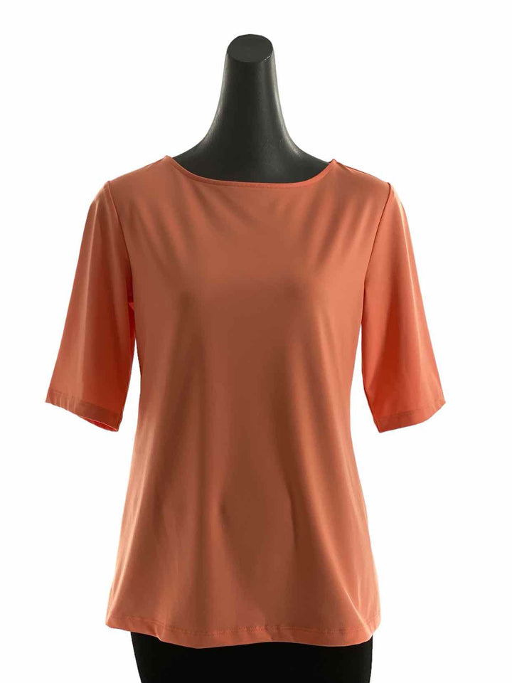 Susan Graver Size XS Coral Short Sleeve Shirts