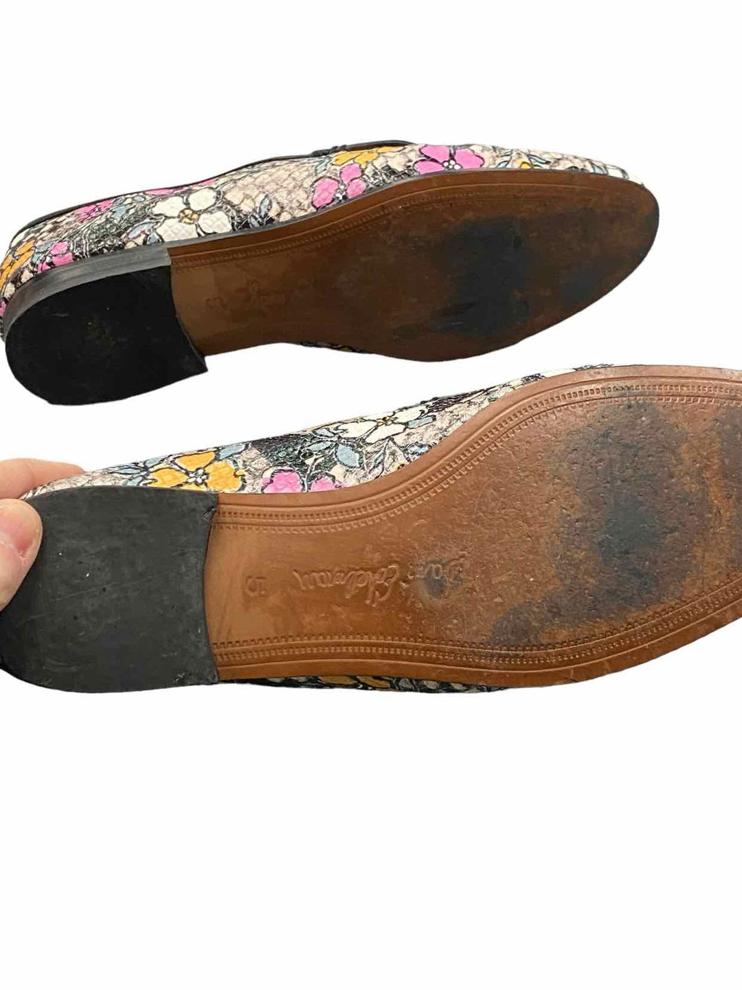 Sam Edelmon Shoe Size 5 Multi-Color Leather Flats