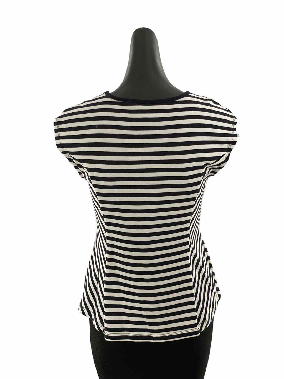 Cabi Size XS Black White Stripe Tank Top