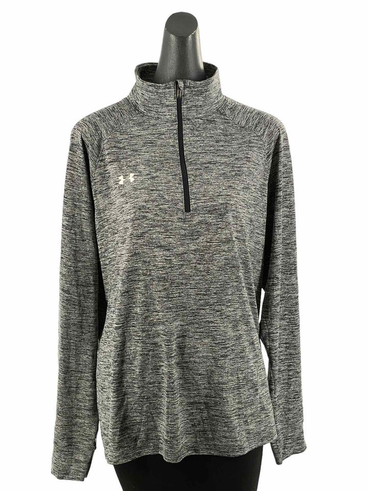 Under Armour Size 2XL Gray Heather Athletic Long Sleeve