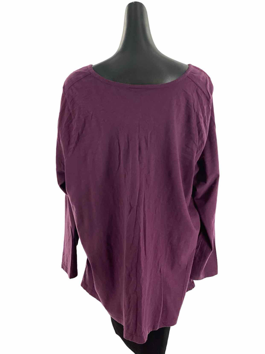 J Jill Size 3X Purple Long Sleeve Shirts