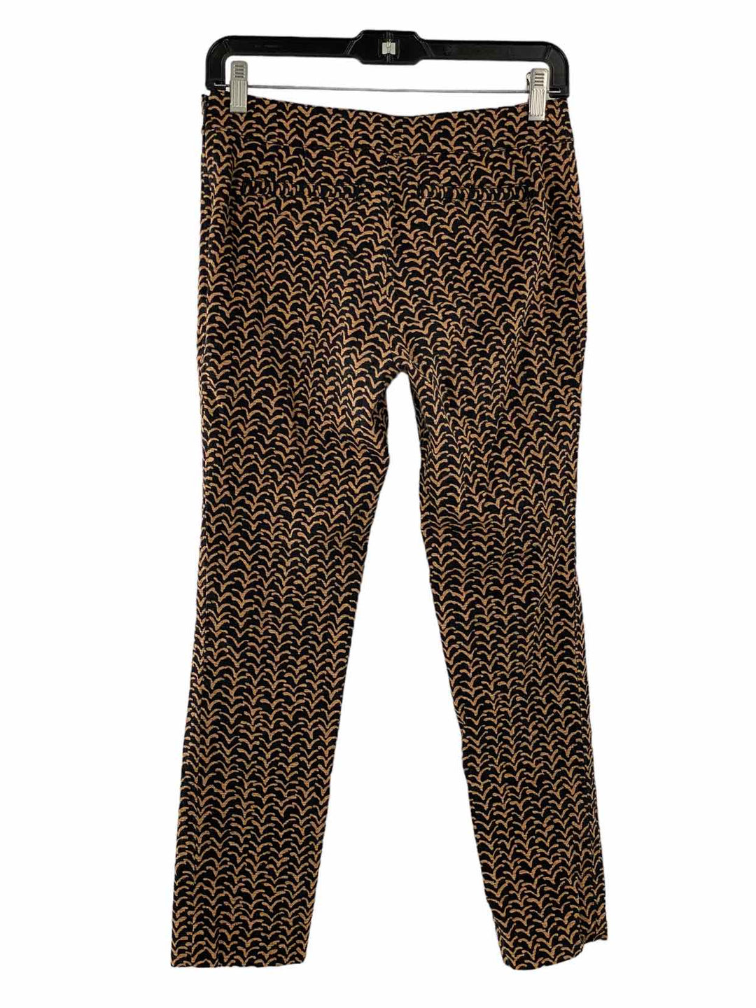 Cartonnier Size 2 Black Brown Print Pants